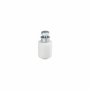221.2 Ø 42 mm white nylon guide roller, with spacer washer