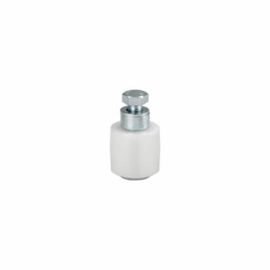221.3 Ø 52 mm white nylon guide roller, with spacer washer