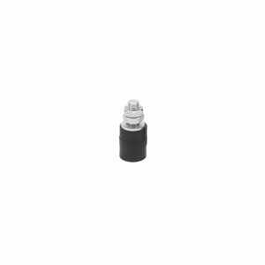 222.2 Ø 30 mm black nylon guide roller, with pin