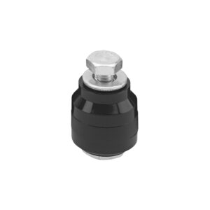 223.1 Ø 36 mm black nylon guide roller, with spacer washer