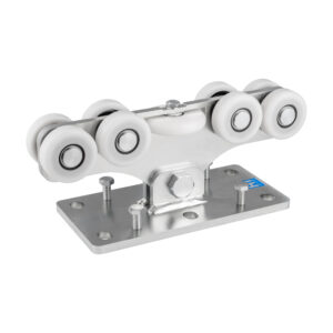 301.9LA Support roller with 9 nylon wheels, LA series