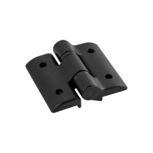 581.10 Black aluminium double hinge