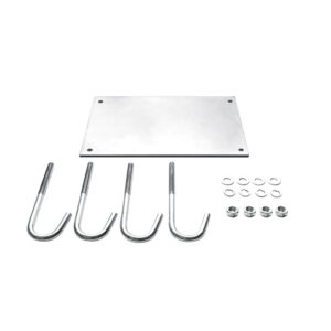 803.12 Foundation plate with set of threaded bars